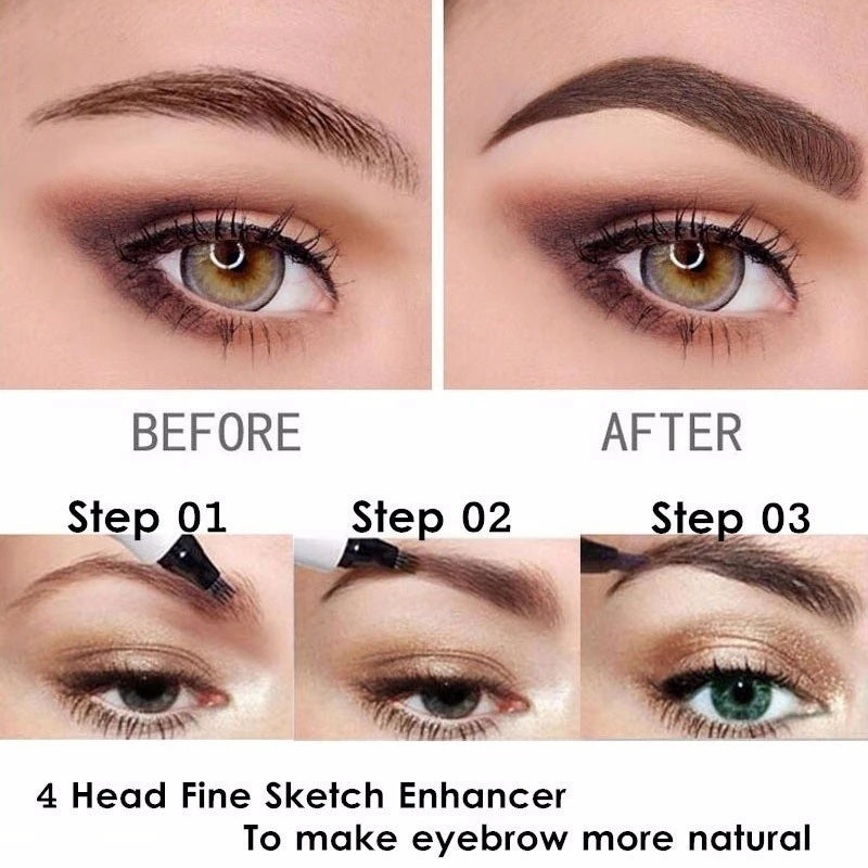 4 Point Liquid Waterproof Eyebrow - BeautyAddictsClub