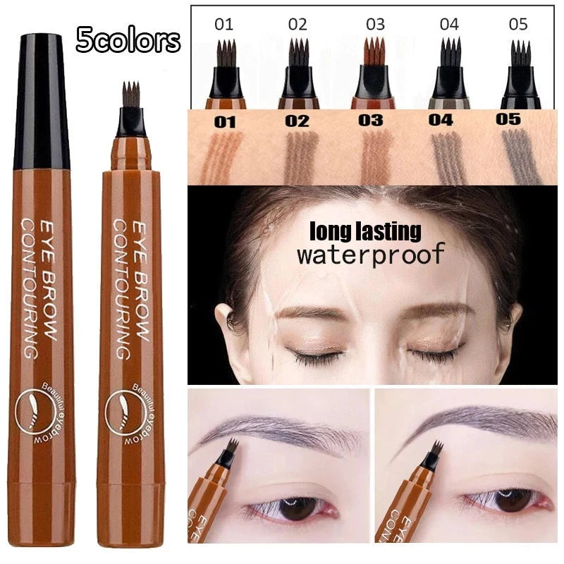 4 Point Liquid Waterproof Eyebrow - BeautyAddictsClub