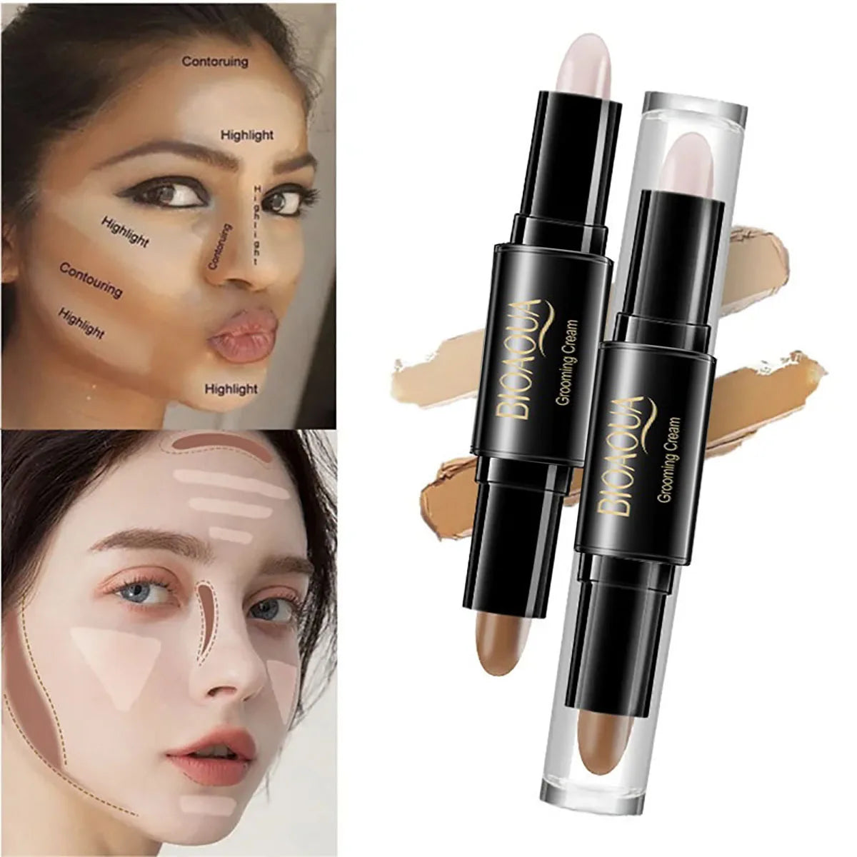 Concealer and Contouring Foundation Stick - BeautyAddictsClub